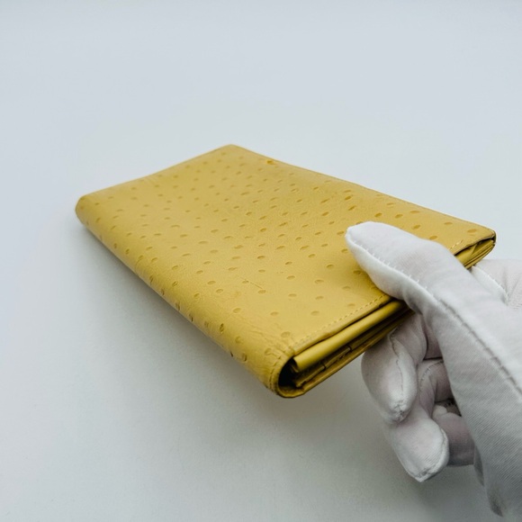 Givenchy Ostrich Skin Wallet rare - Picture 6 of 16